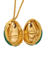 Pavé Egg Locket by Judith Leiber open @ Recess LA