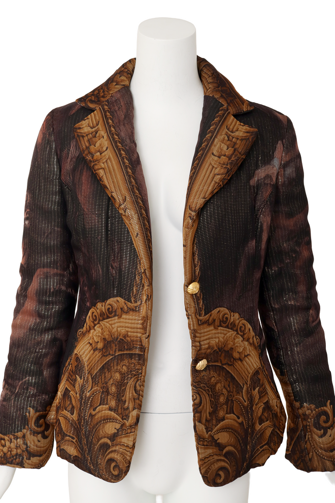 quilted blazer by Gianfranco Ferre on mannequin open @ Recess LA