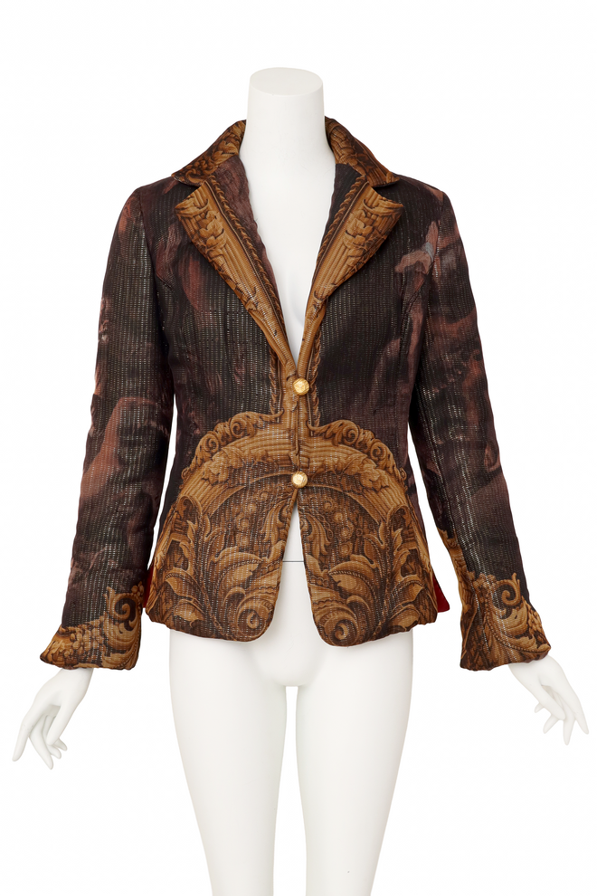 quilted blazer by Gianfranco Ferre on mannequin @ Recess LA