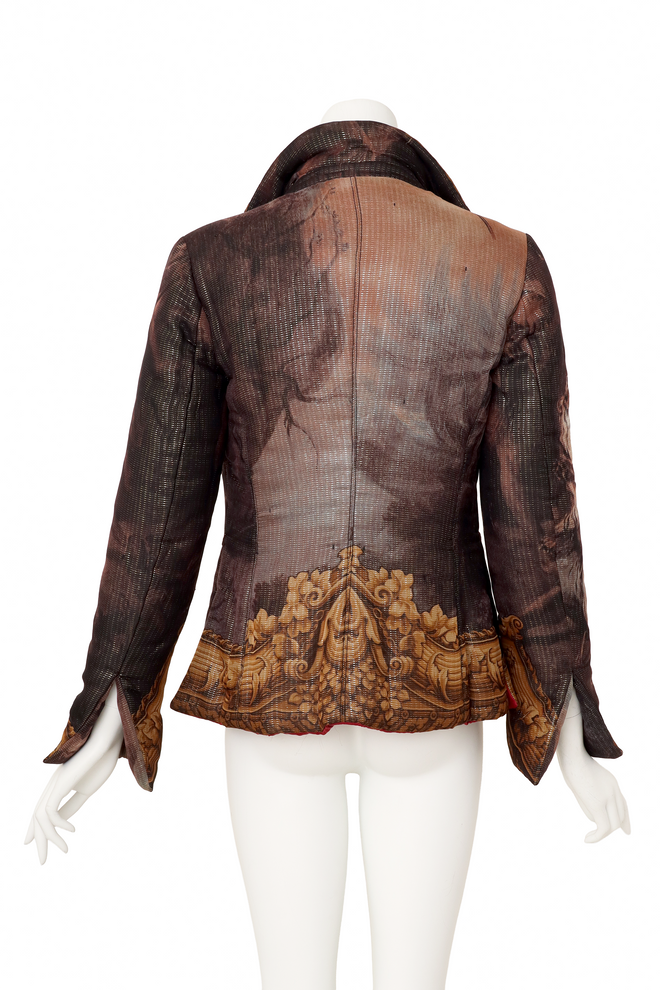 quilted blazer by Gianfranco Ferre on mannequin back @ Recess LA