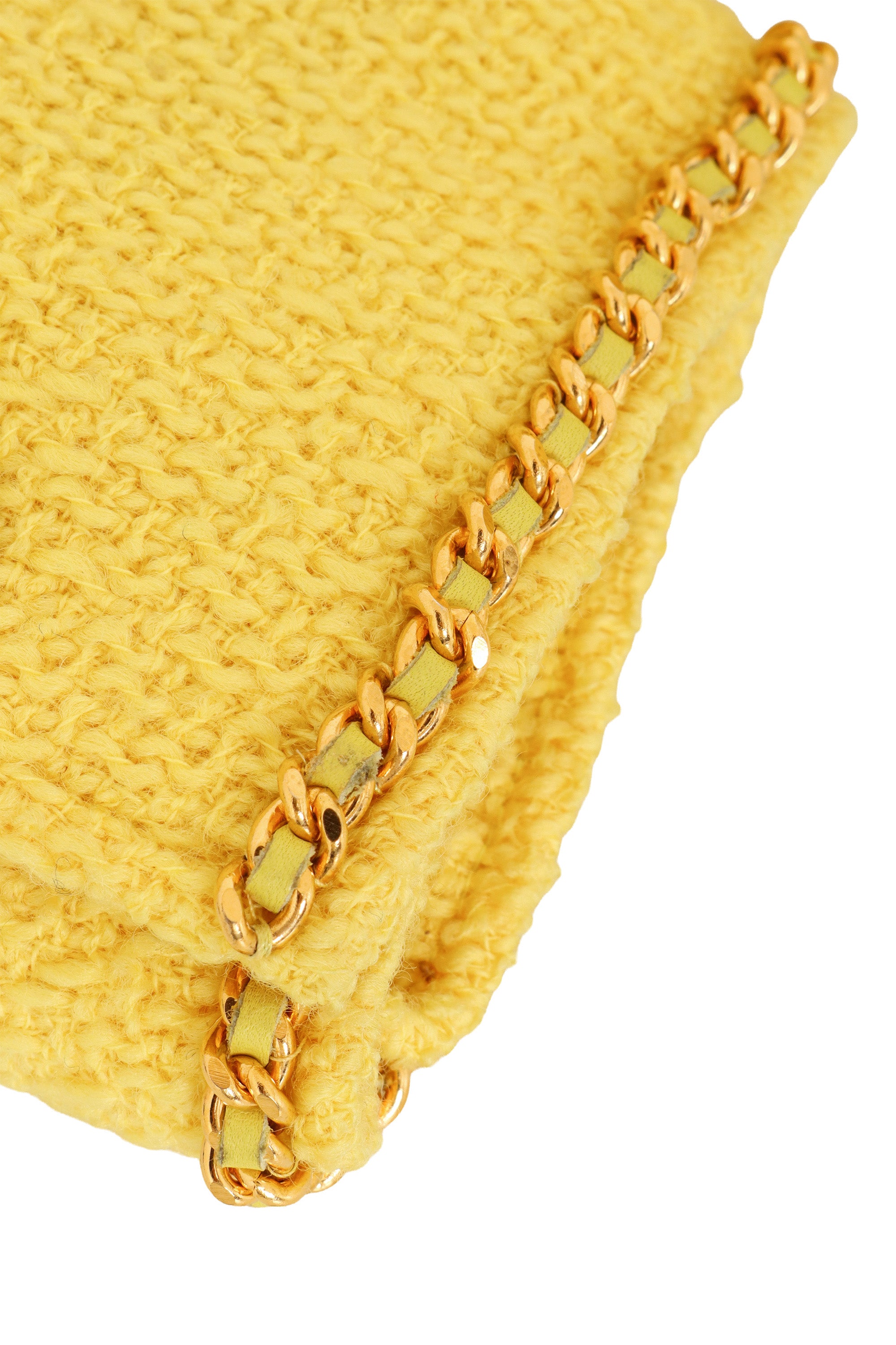 Chain Edge Bouclé Jacket by Chanel leather wear @ Recess LA