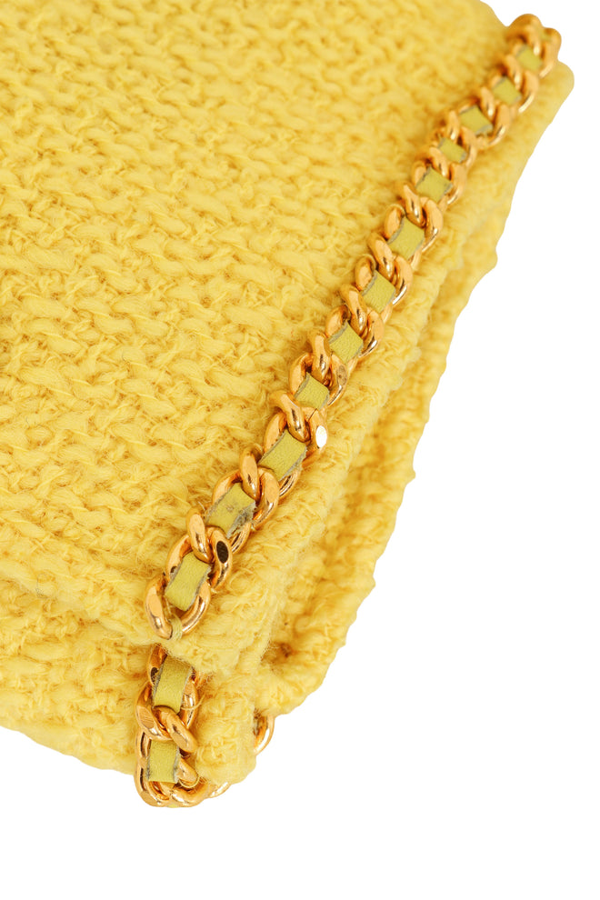 Chain Edge Bouclé Jacket by Chanel leather wear @ Recess LA