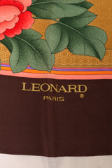 Botanical Floral Printed Scarf by Leonard signature @ Recess LA