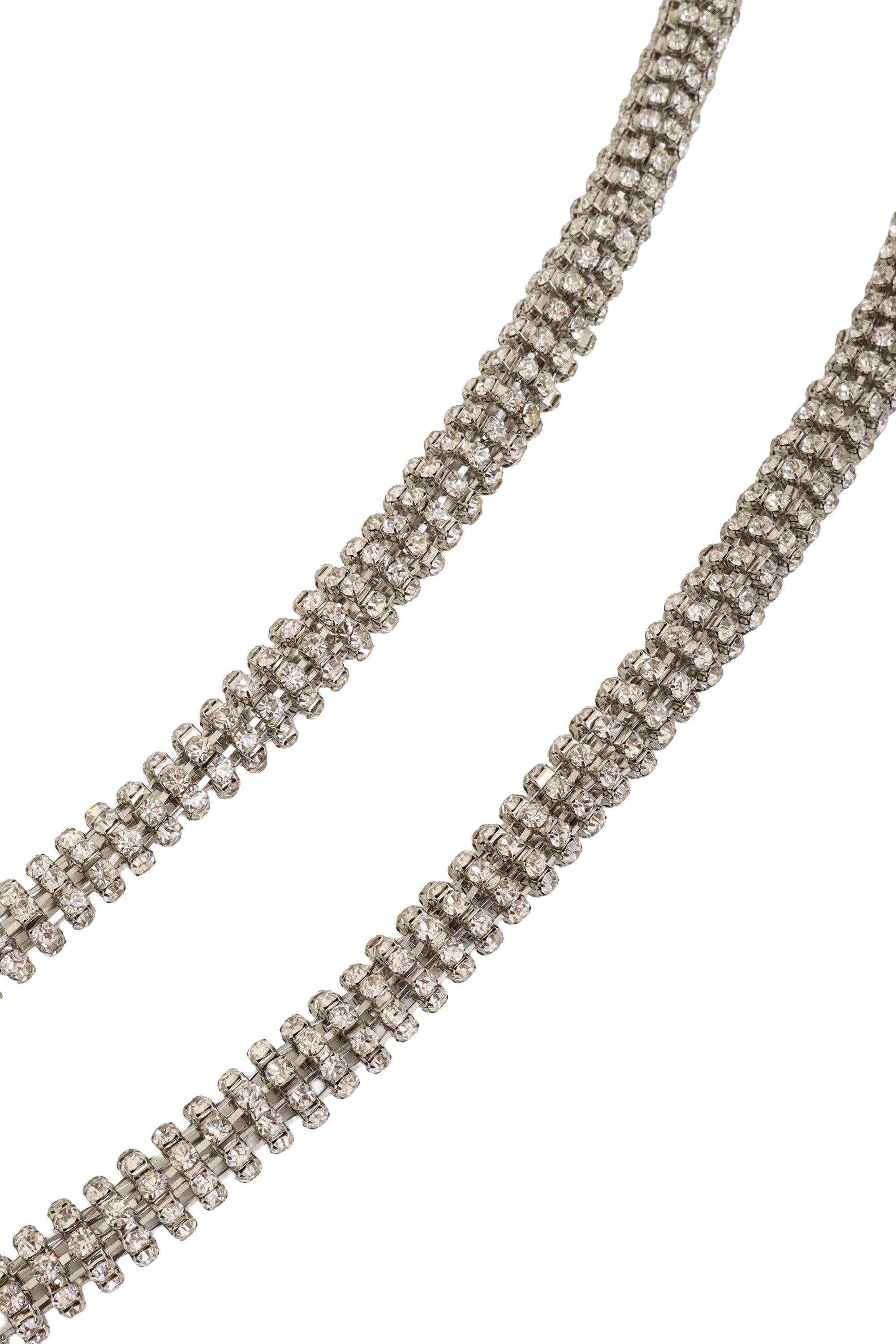 Vintage Crystal Tube Necklace close @ Recess LA