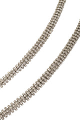 Vintage Crystal Tube Necklace close @ Recess LA