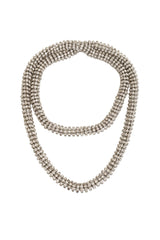 Vintage Crystal Tube Necklace doubled @ Recess LA
