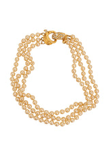 Snake Clasp Pearl Necklace by Rose Benedetti @ Recess LA