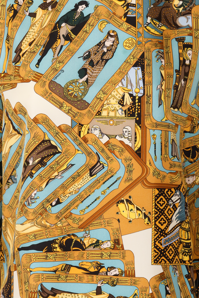 Tarot Blouse by Hermés print close @ Recess LA