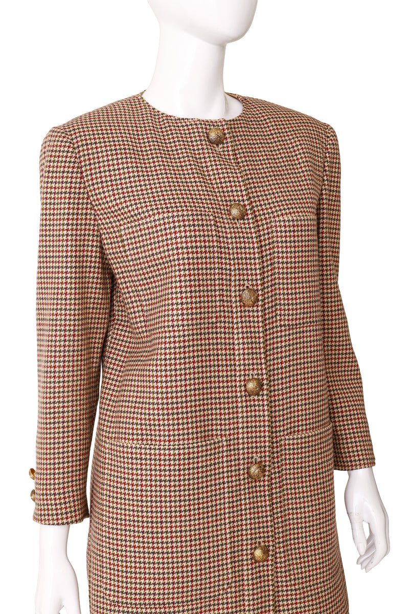 jacket and skirt suit by Valentino on mannequin close @ Recess LA