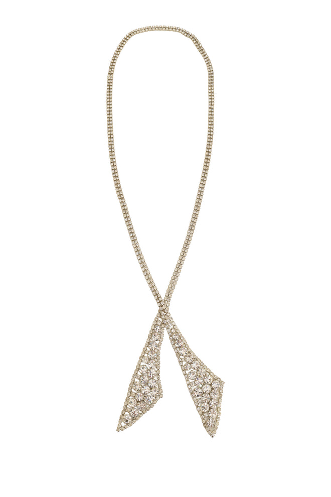 Vintage Rhinestone Lariat Scarf Necklace @ Recess LA