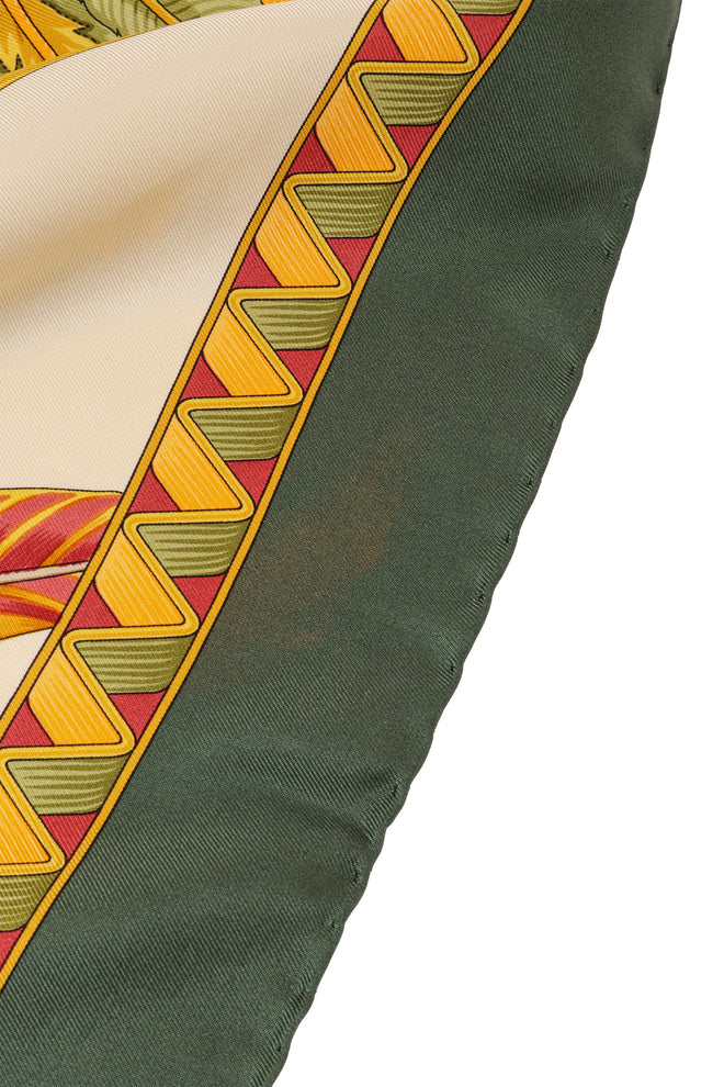 Giada Print Scarf by Salvatore Ferragamo discoloration @ Recess LA