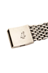 Vintage Sterling Geo Bar Link Bracelet Sausalito Silver Company signature @ Recess LA