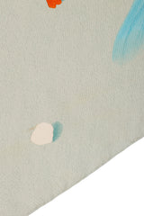 Beach Scene Print Scarf by Bvlgari stain @ Recess LA