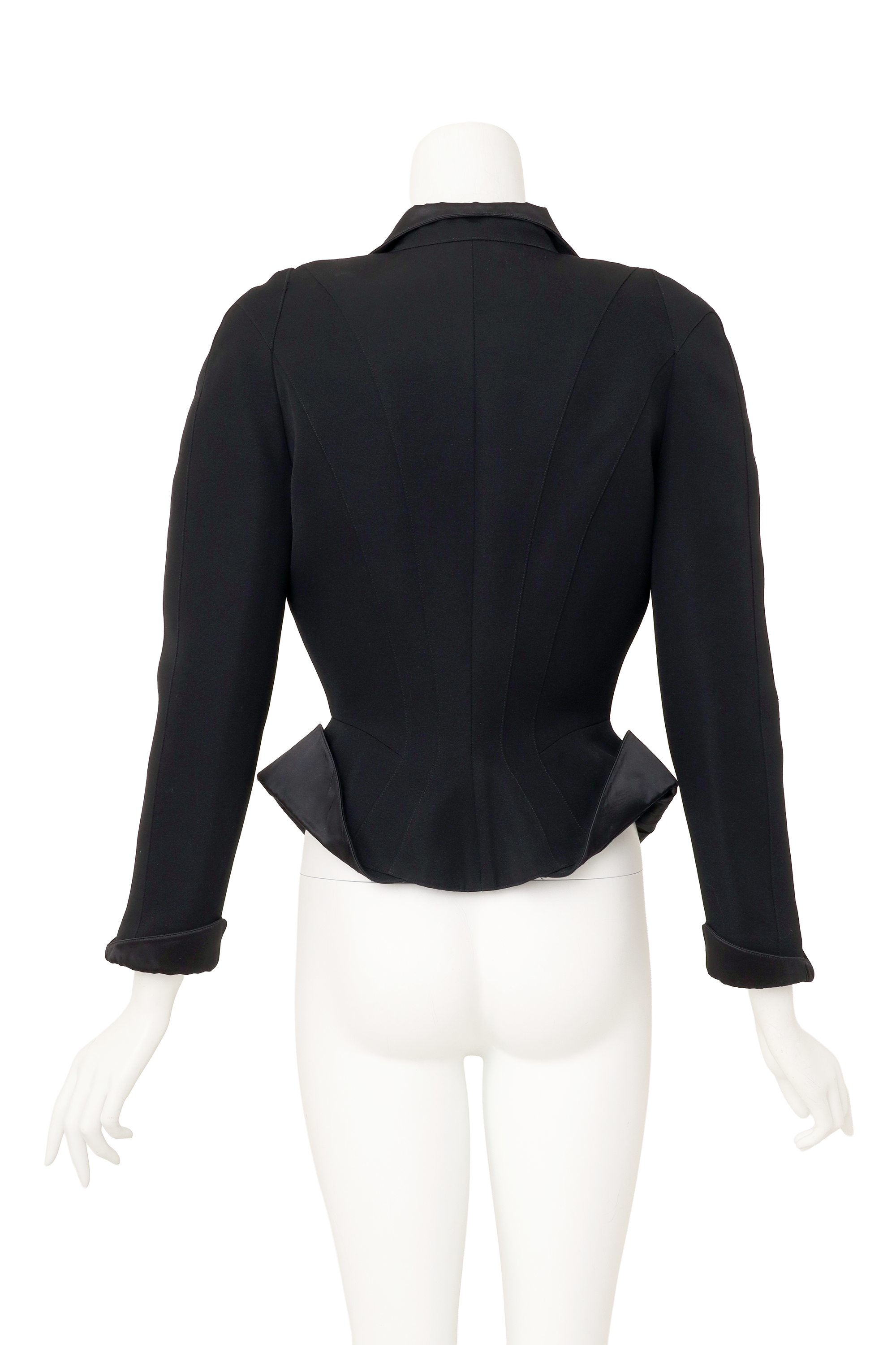 Structured blazer by Thierry Mugler on mannequin back @ Recess LA