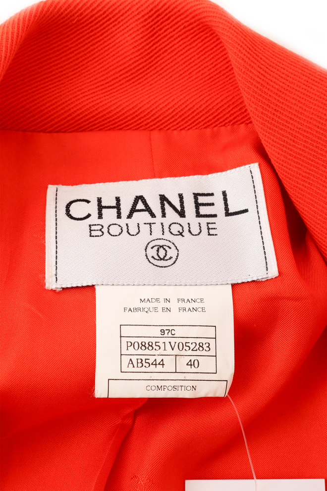  blazer by Chanel label @ Recess LA