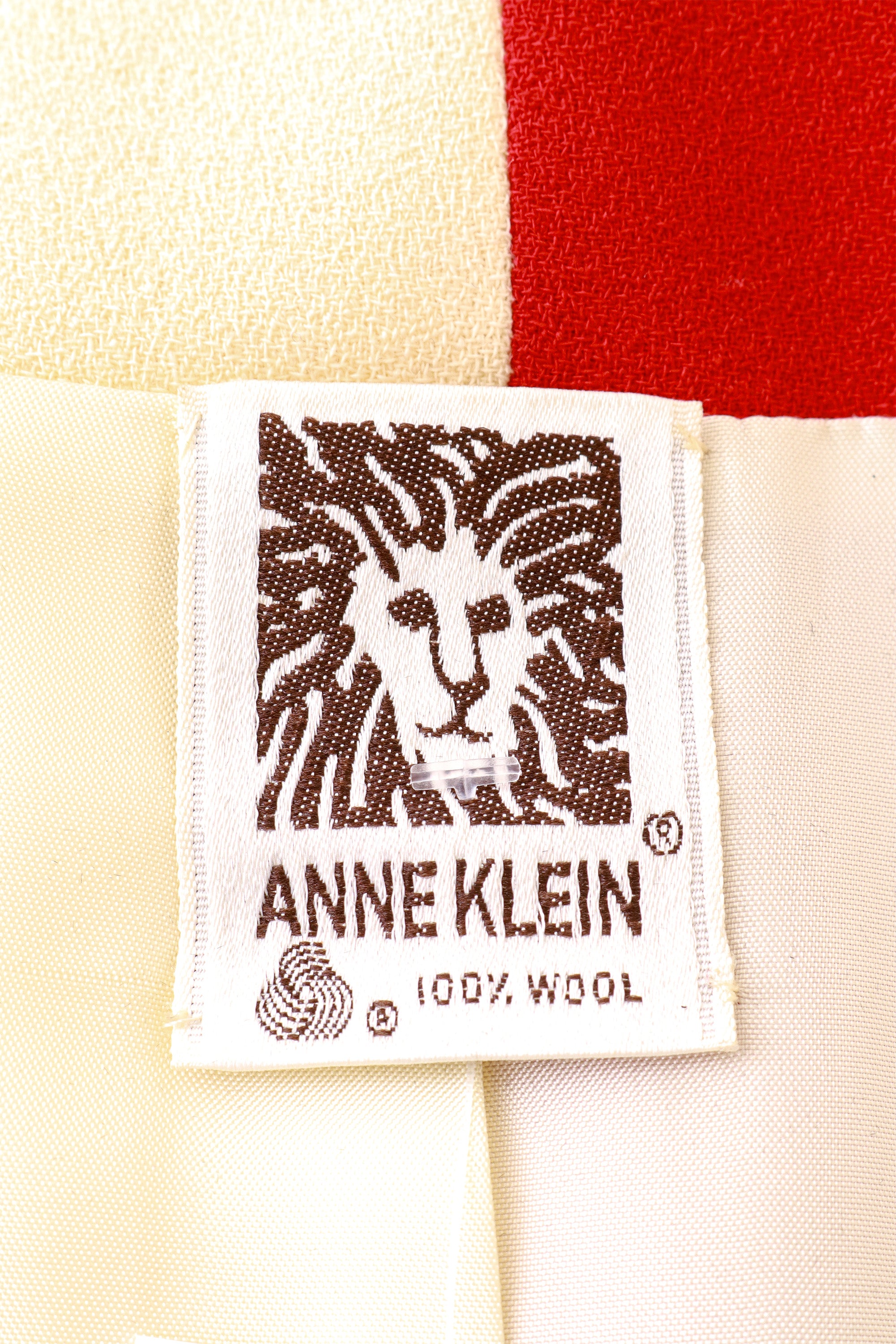 Wool Colorblock jacket by Anne Klein label @ Recess LA 