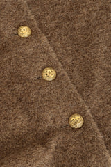 Alpaca Cocoon Jacket by Chanel buttons close @ Recess LA