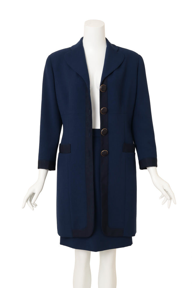 Vintage Christian Dior Boutique Longline Suit & Skirt Set open @ Recess LA 