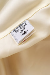 Wool Colorblock jacket by Anne Klein dry clean tag  @ Recess LA 