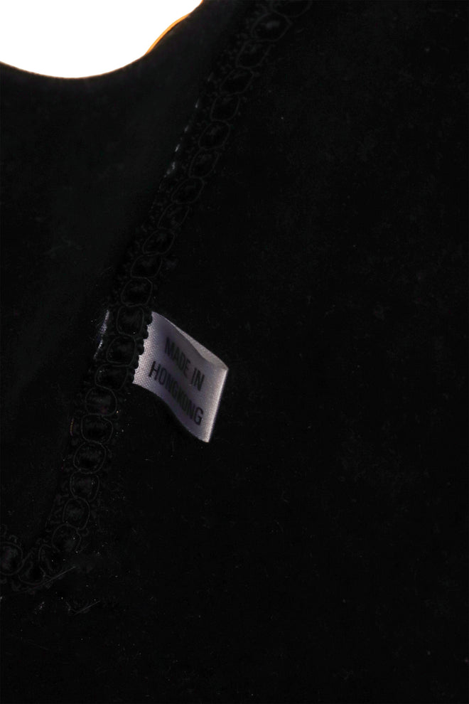 Vintage Crystal Lion Minaudière Bag made in hong kong label @ Recess LA