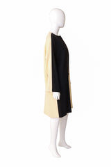 Wool Colorblock jacket by Anne Klein on mannequin side @ Recess LA 