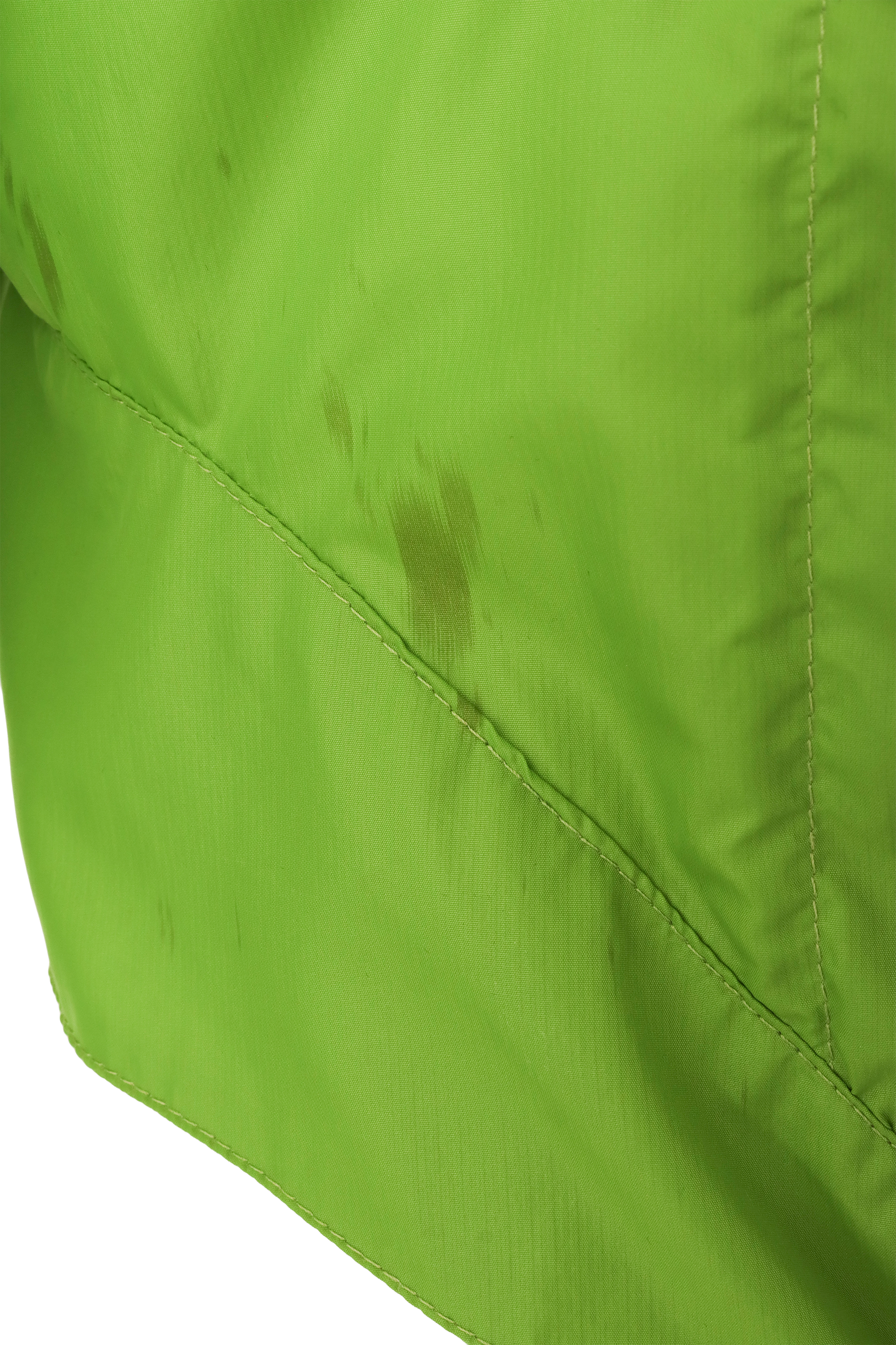 ruffle-front zip jacket by Jean Paul Gaultier stain @ Recess LA