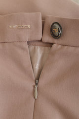 Vintage Christian Dior Contrast Wrap Suit Set button close @ Recess LA