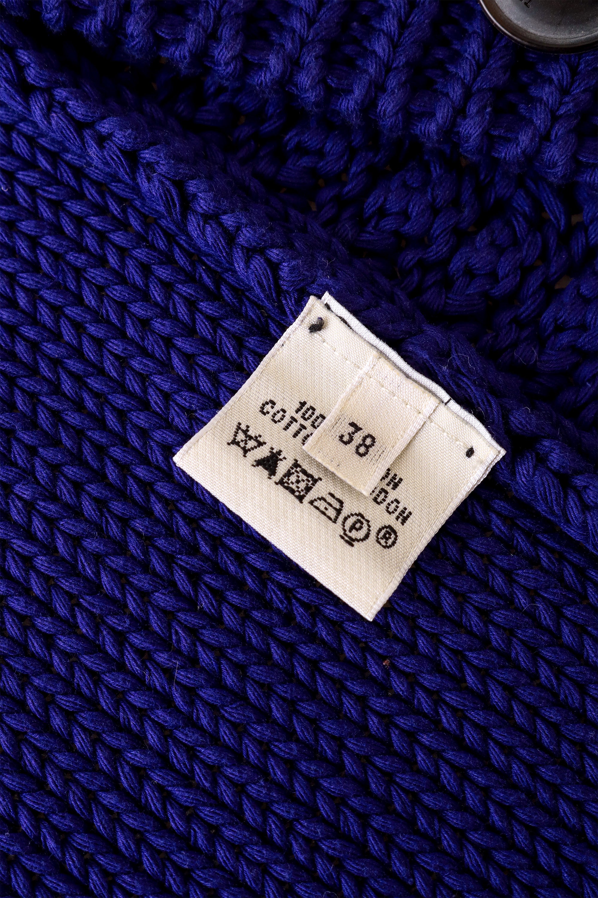 knit cardigan by Hermés fabric tags @ Recess LA