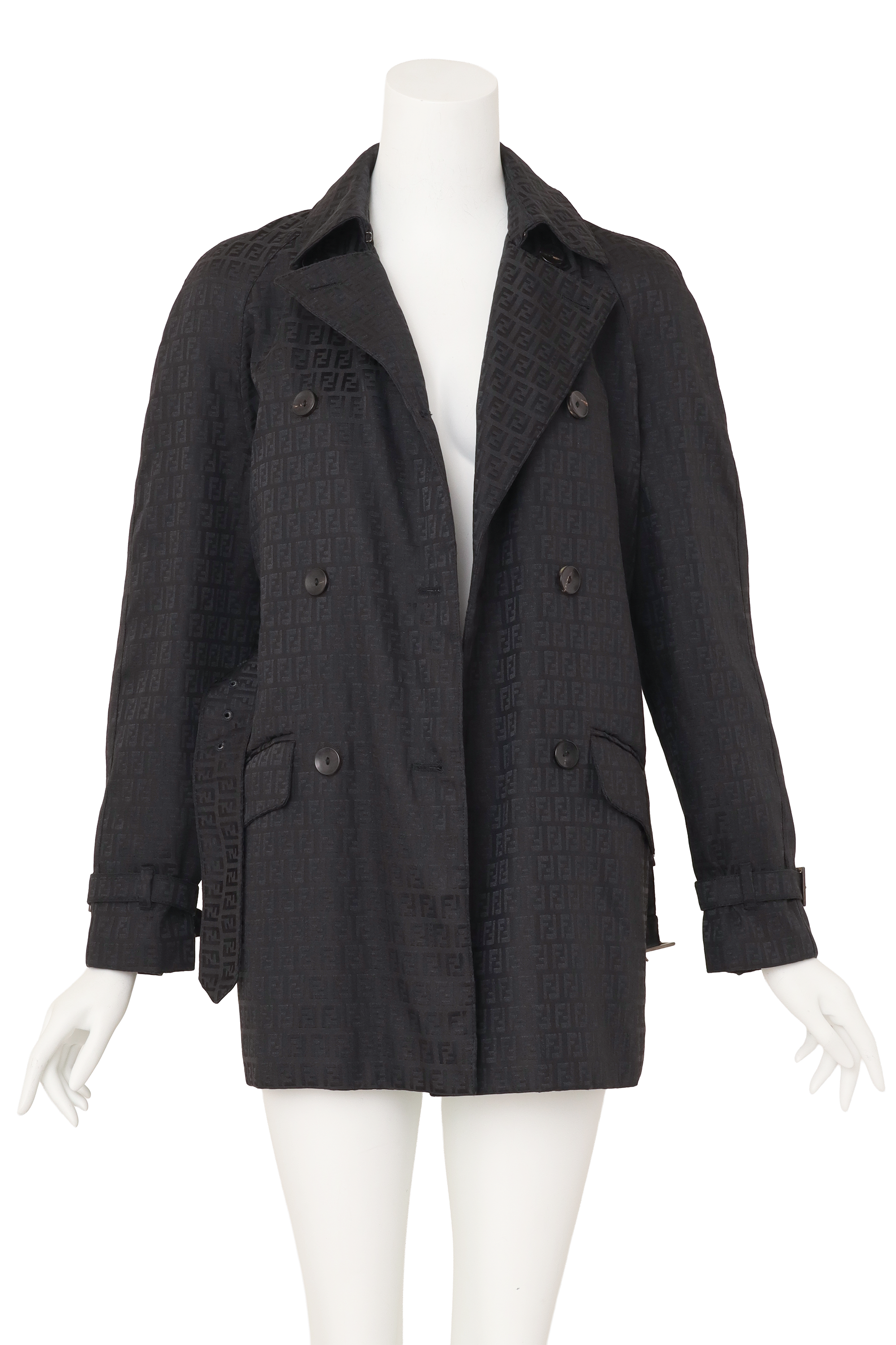black trench by Fendi on mannequin open @ Recess LA
