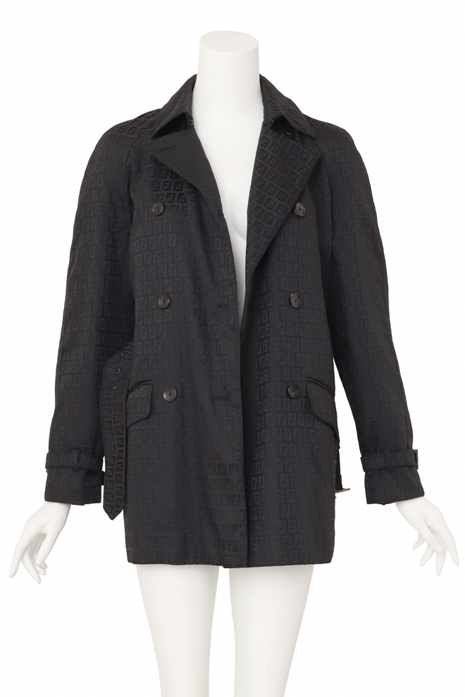 black trench by Fendi on mannequin open @ Recess LA