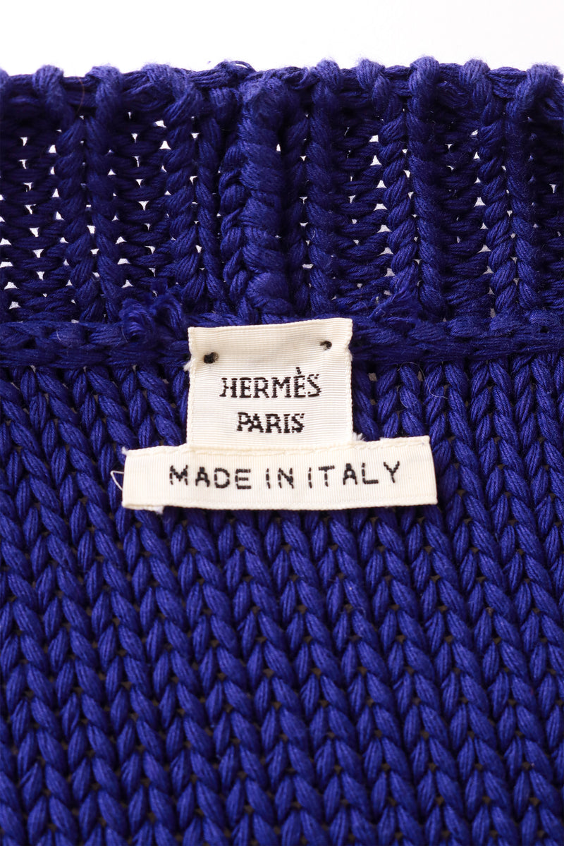 knit cardigan by Hermés label @ Recess LA