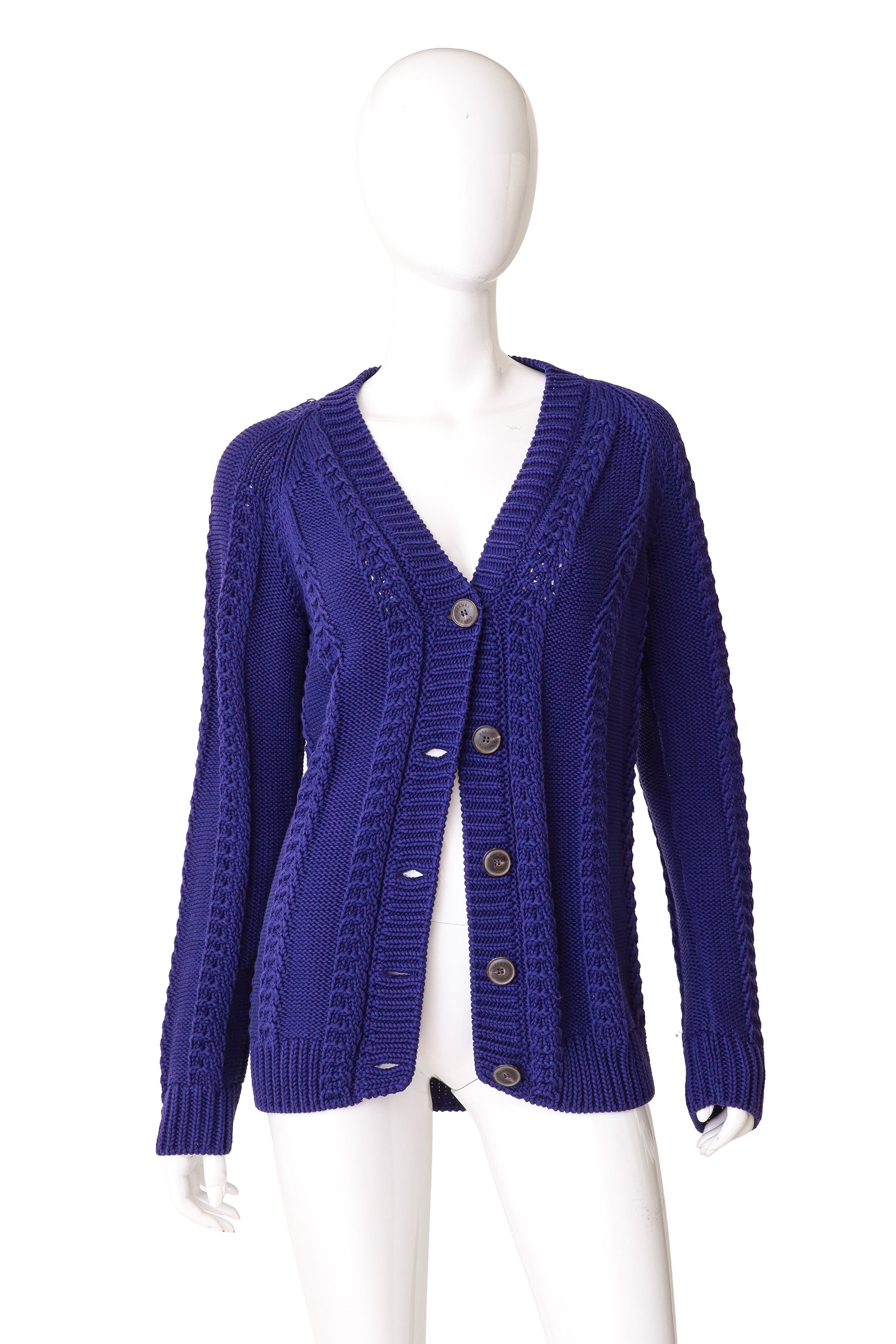 knit cardigan by Hermés open on mannequin @ Recess LA