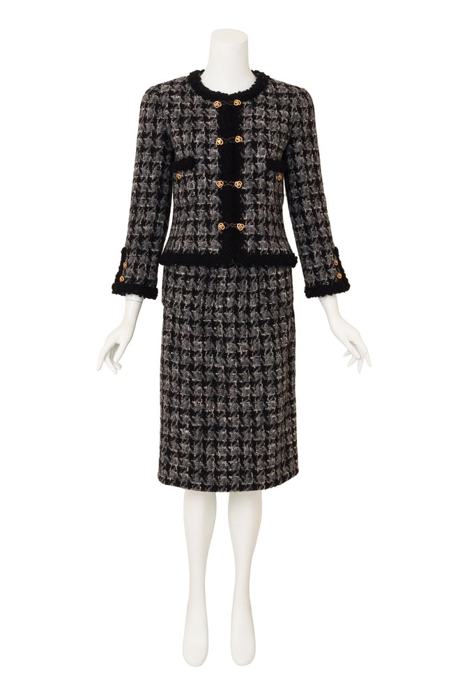 Knot Closure Bouclé Set by Chanel on mannequin @ Recess LA