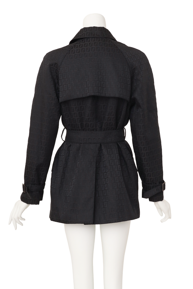 black trench by Fendi on mannequin back @ Recess LA