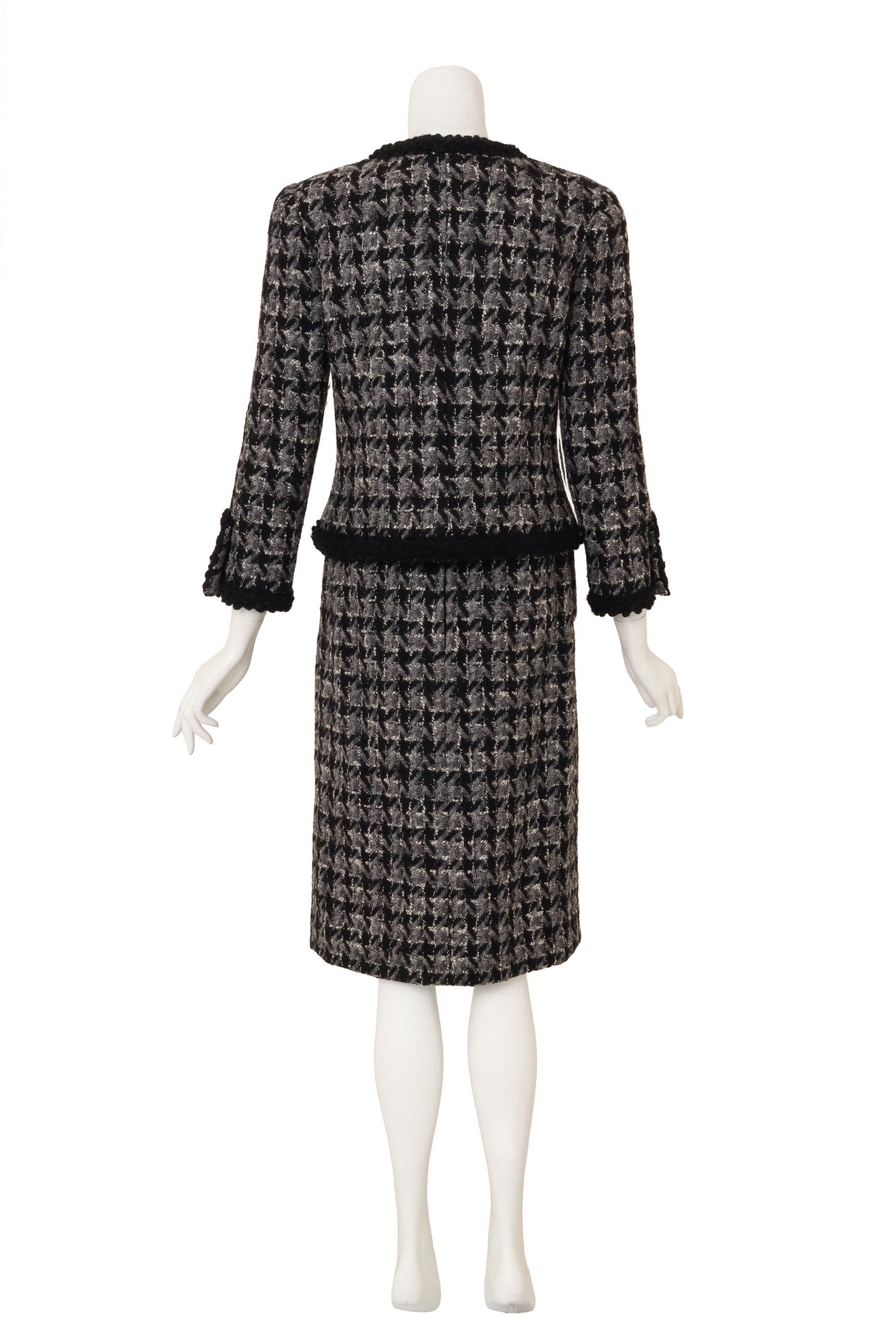 Knot Closure Bouclé Set by Chanel on mannequin back @ Recess LA