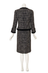 Knot Closure Bouclé Set by Chanel on mannequin back @ Recess LA