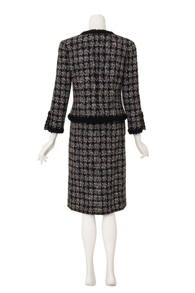 Knot Closure Bouclé Set by Chanel on mannequin back @ Recess LA