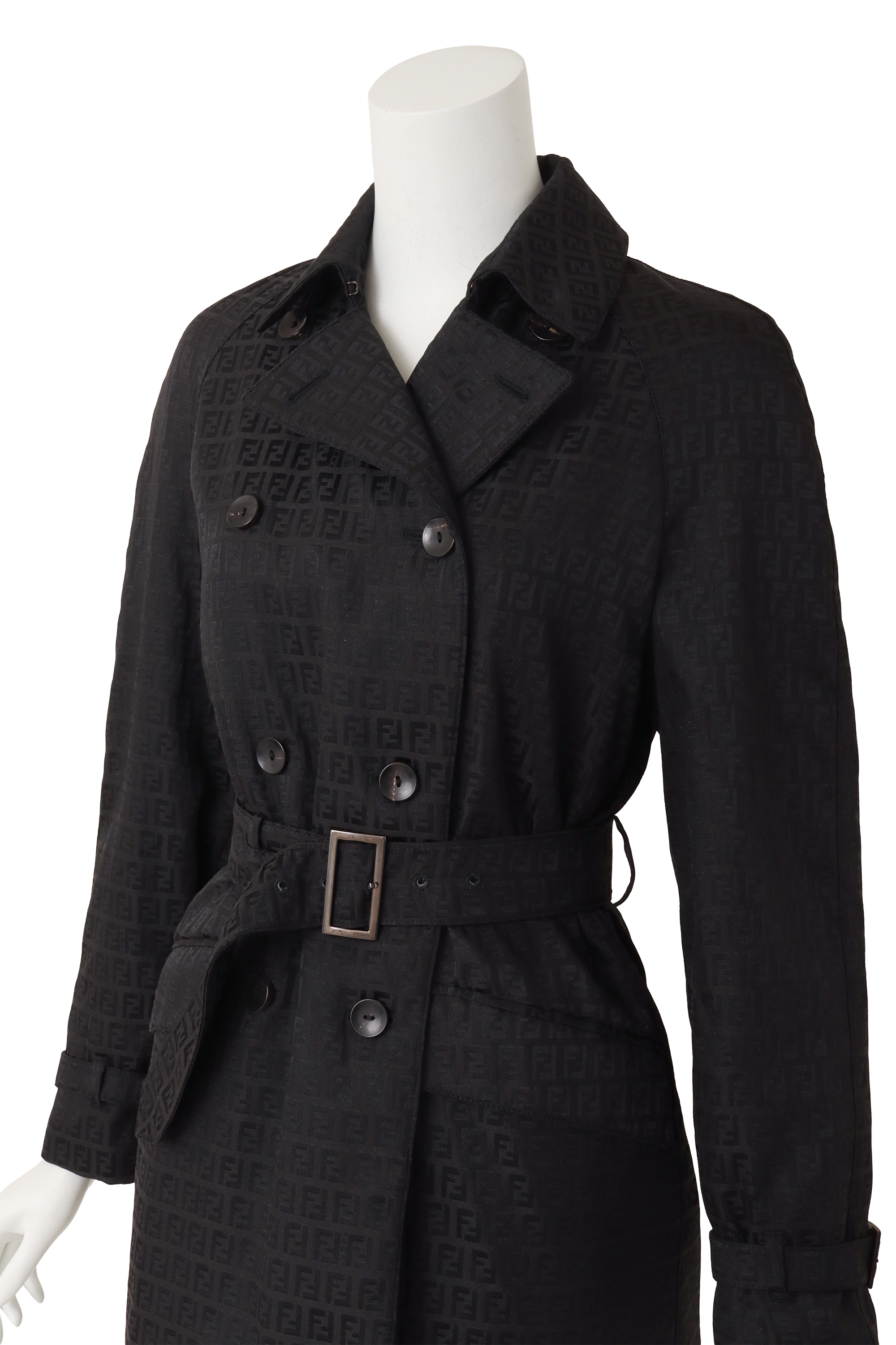 black trench by Fendi on mannequin close @ Recess LA
