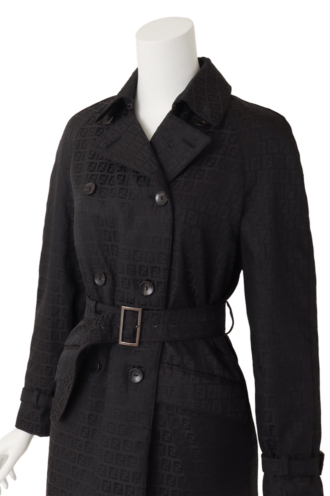 black trench by Fendi on mannequin close @ Recess LA
