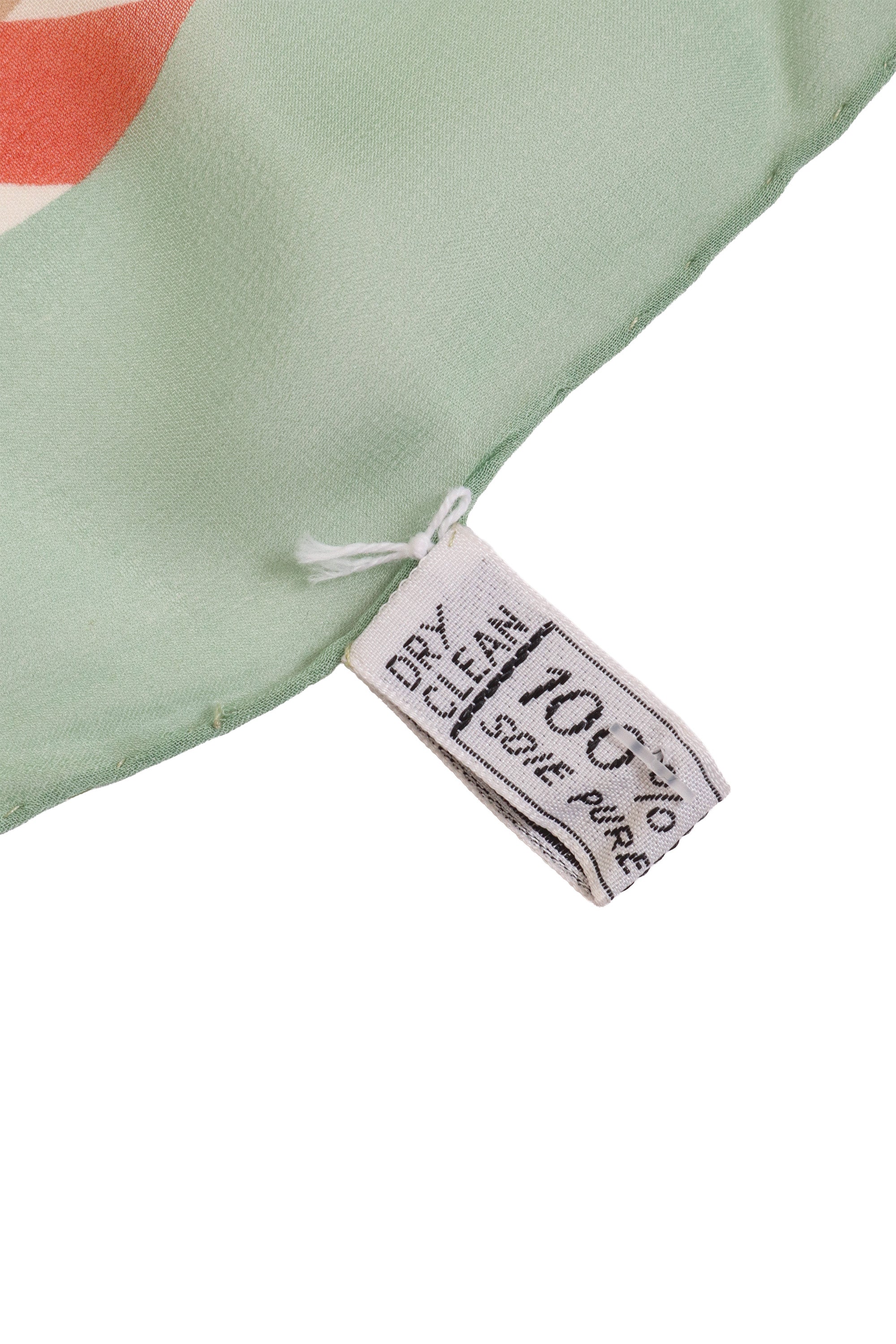 Chevron Chain Print Scarf by Celine label @ Recess LA
