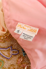 Beaded Peplum Gown & Shawl by Fabrice fabric label @ Recess LA