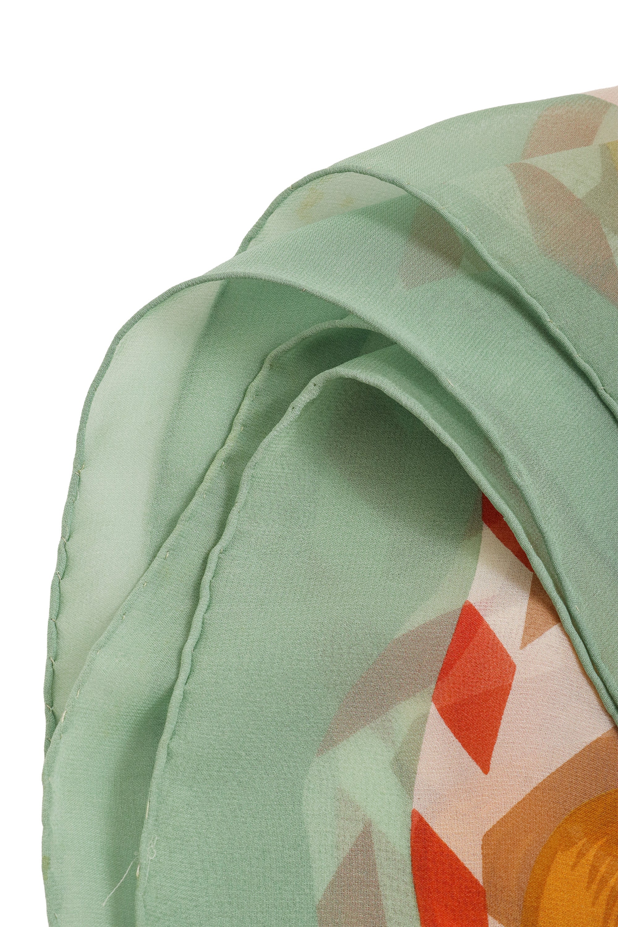 Chevron Chain Print Scarf by Celine hems @ Recess LA