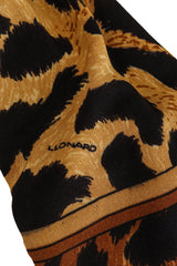 Leopard Turtleneck Column Dress by Leonard fabric signature @ Recess LA