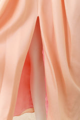 Beaded Peplum Gown & Shawl by Fabrice puckering @ Recess LA