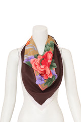 Botanical Floral Printed Scarf by Leonard on mannequin @ Recess LA