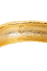 Textured Bangle Bracelet by Kenneth Jay Lane signature @ Recess LA