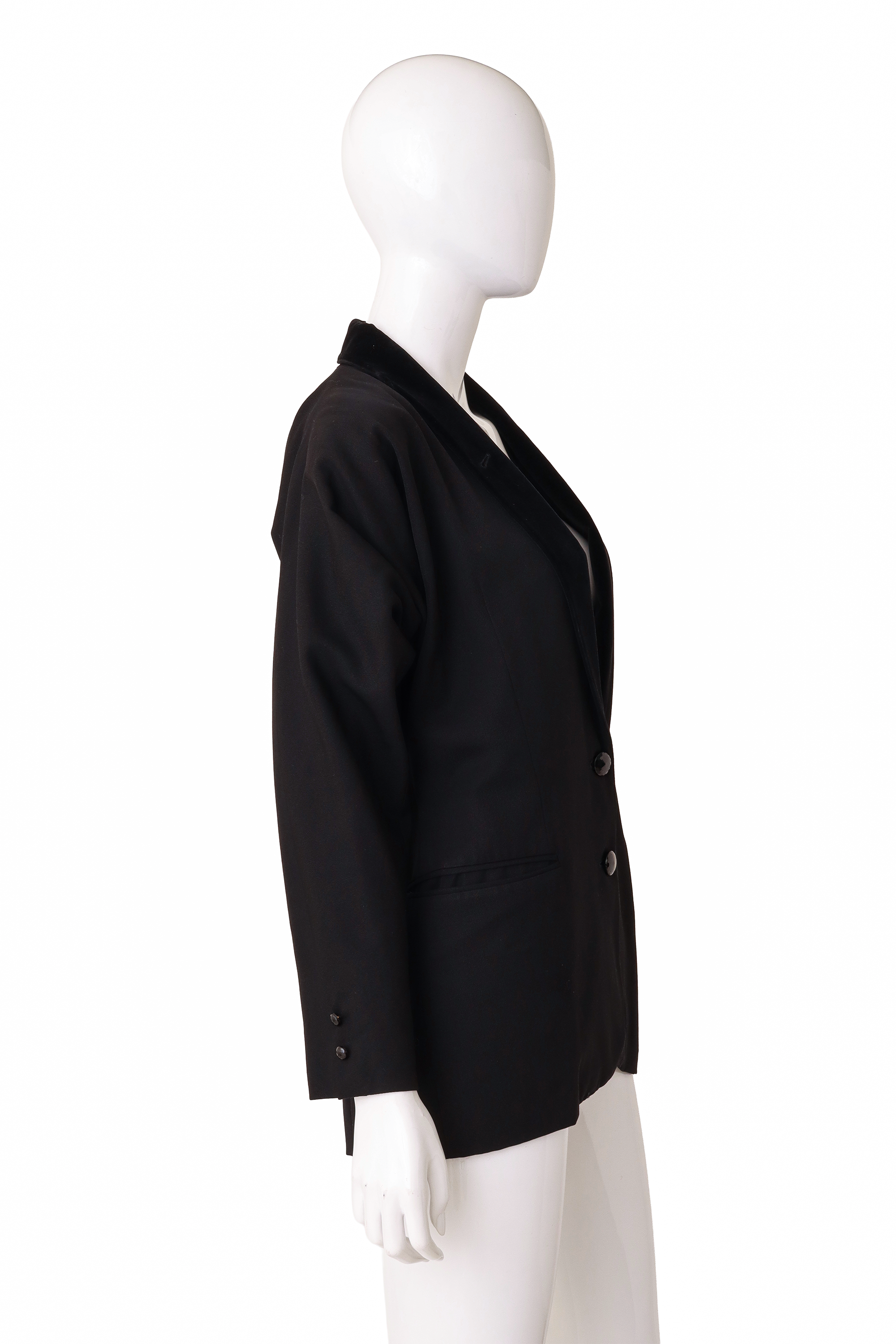 Sculptural blazer by Jean Paul Gaultier on mannequin side @ Recess LA