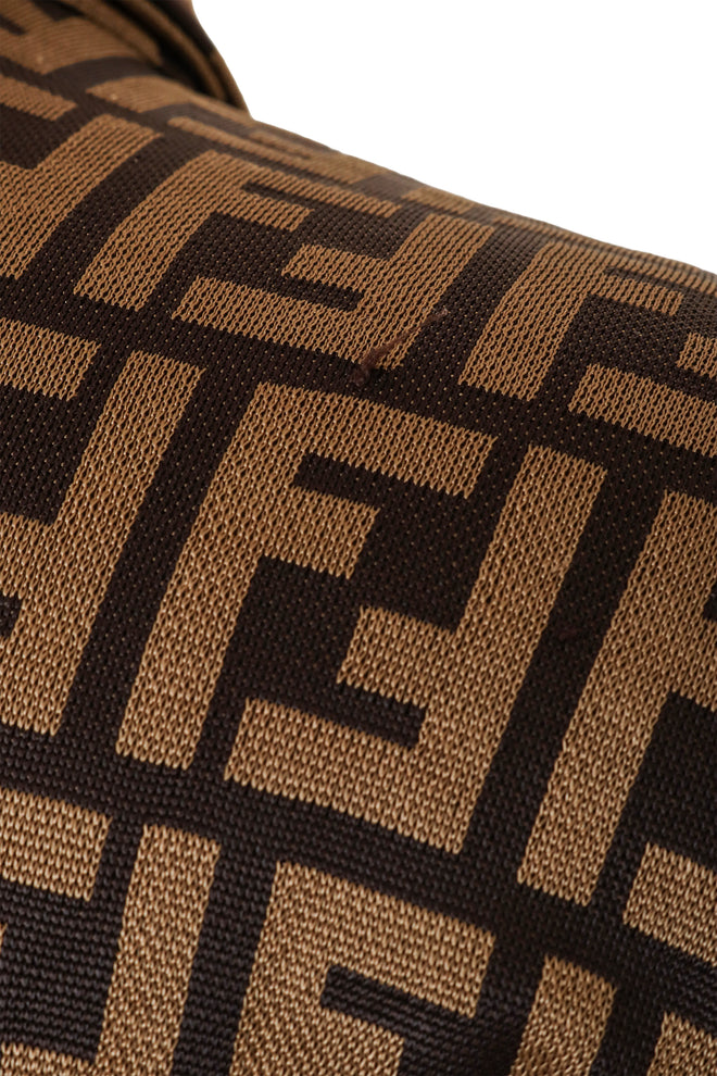 Zucca Logo Check Shirt by Fendi shoulder snag @ Recess LA