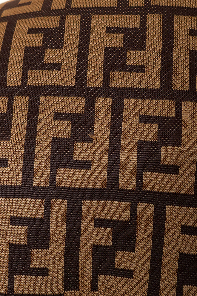 Zucca Logo Check Shirt by Fendi back snag @ Recess LA
