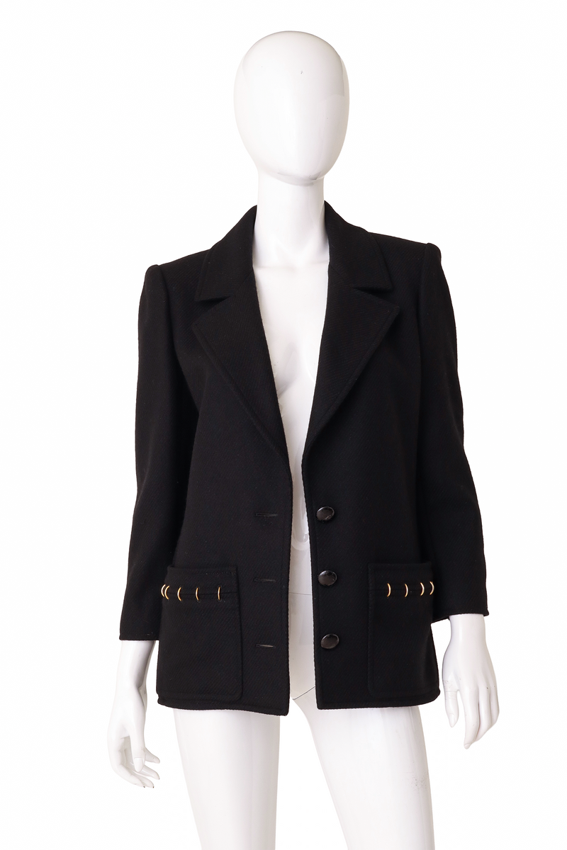 Ring detail blazer by Valentino on mannequin open @ Recess LA